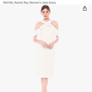 Rachel Roy Jolie Cross-Front Ruffle Dress